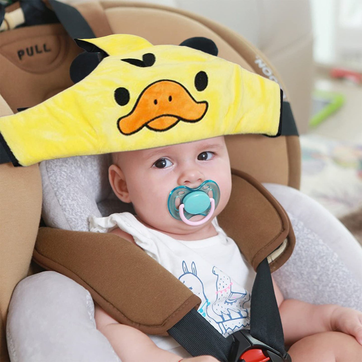 Baby Nackenstütze Autositz, Kopfschutz Gelb