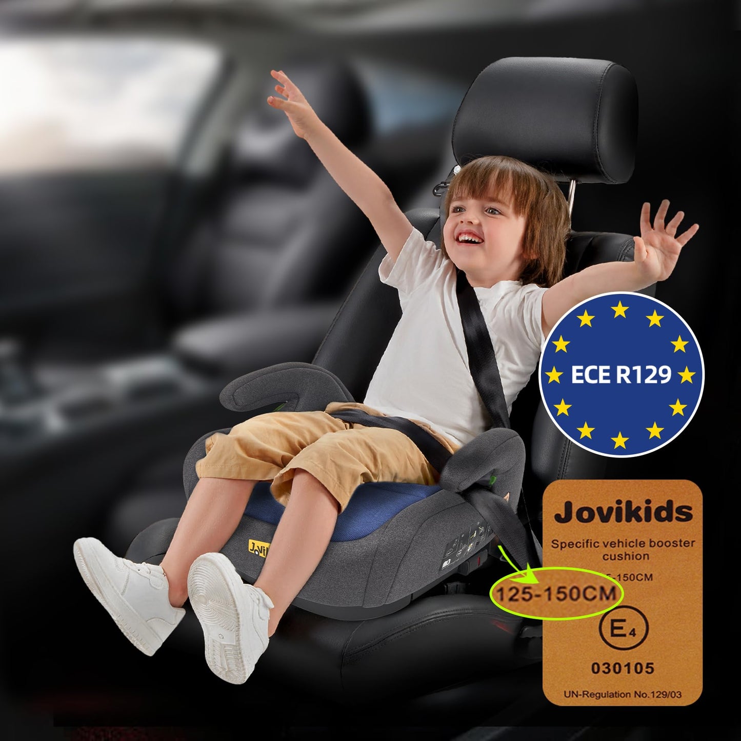 Kindersitz Erhöhung Auto, leicht waschbar