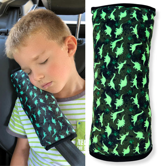 Kuschelweiches Auto Schlafkissen Kinder Dinosaurier